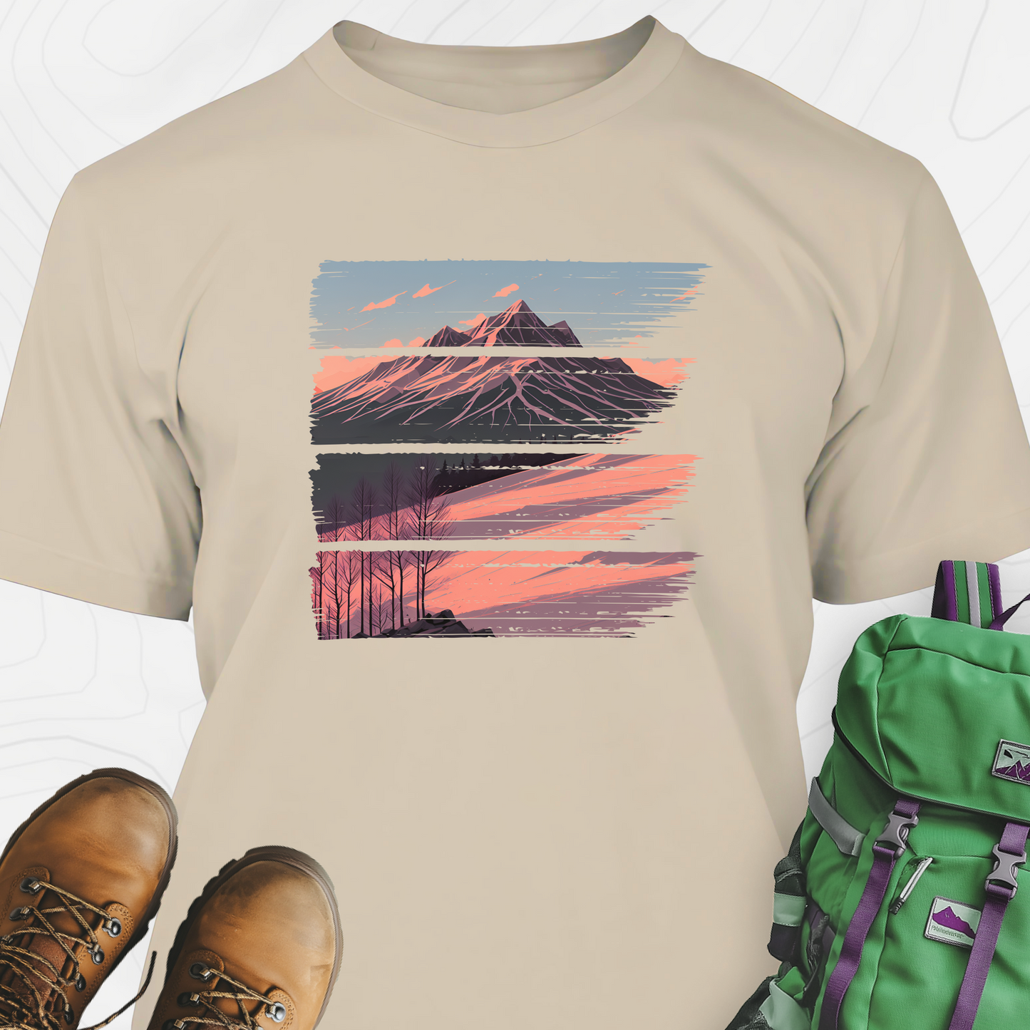 Retro Mountains T-Shirt