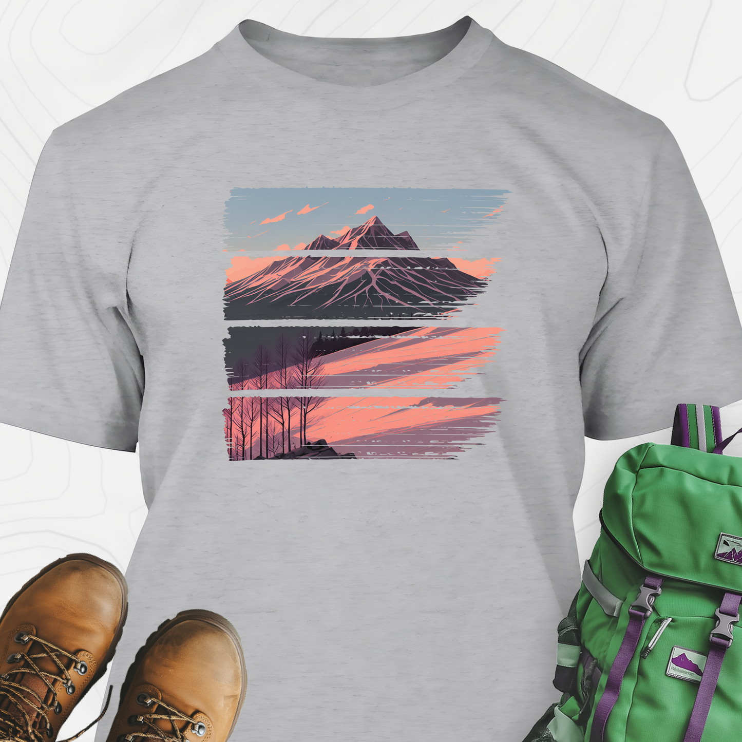 Retro Mountains T-Shirt
