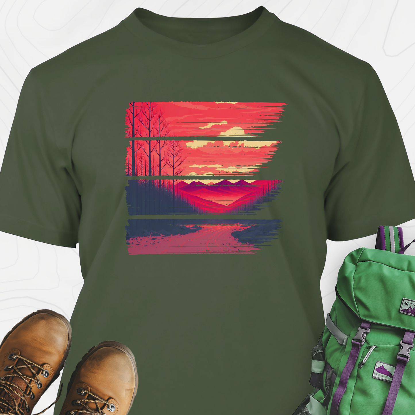 Red Sunset T-Shirt