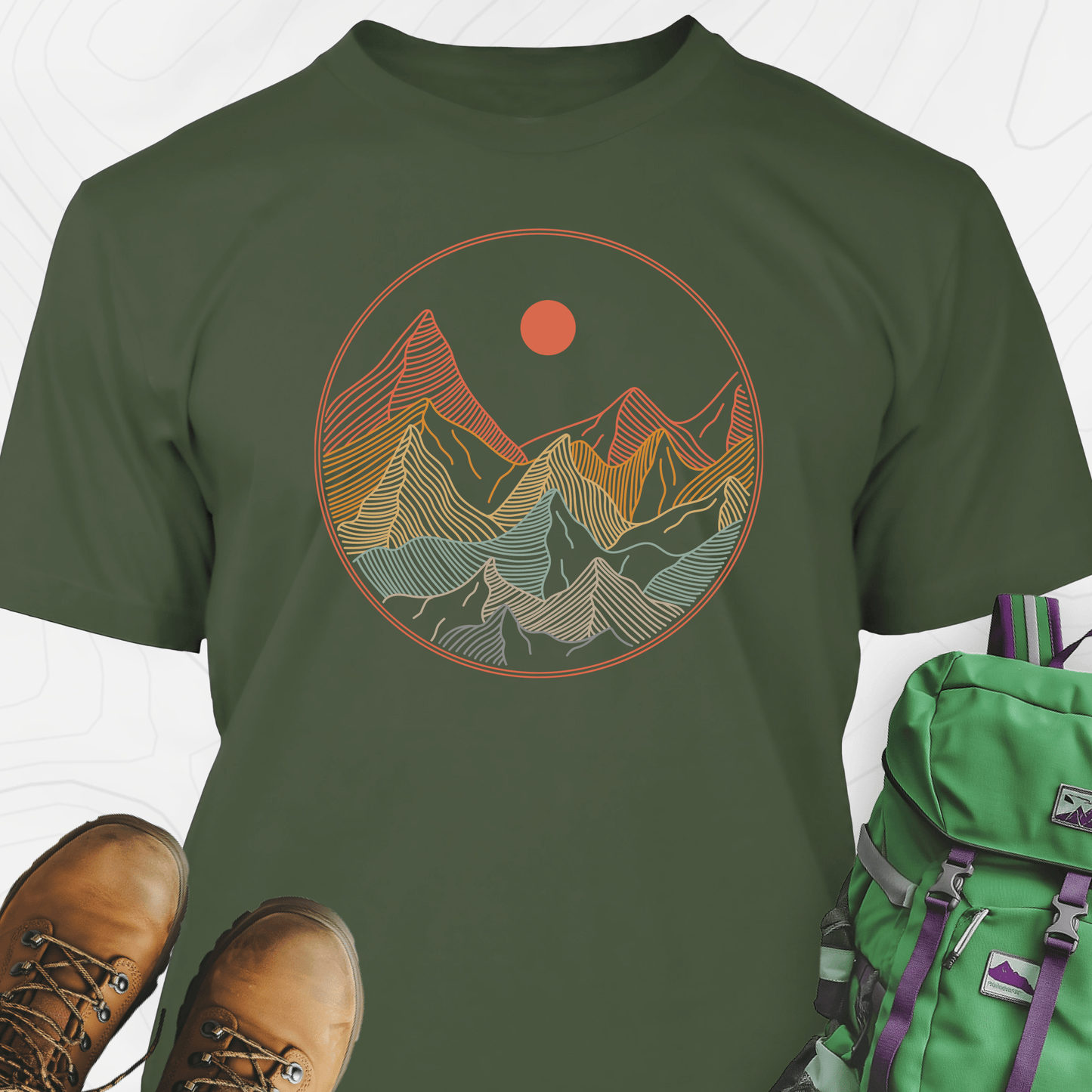 Colorful Mountains T-Shirt