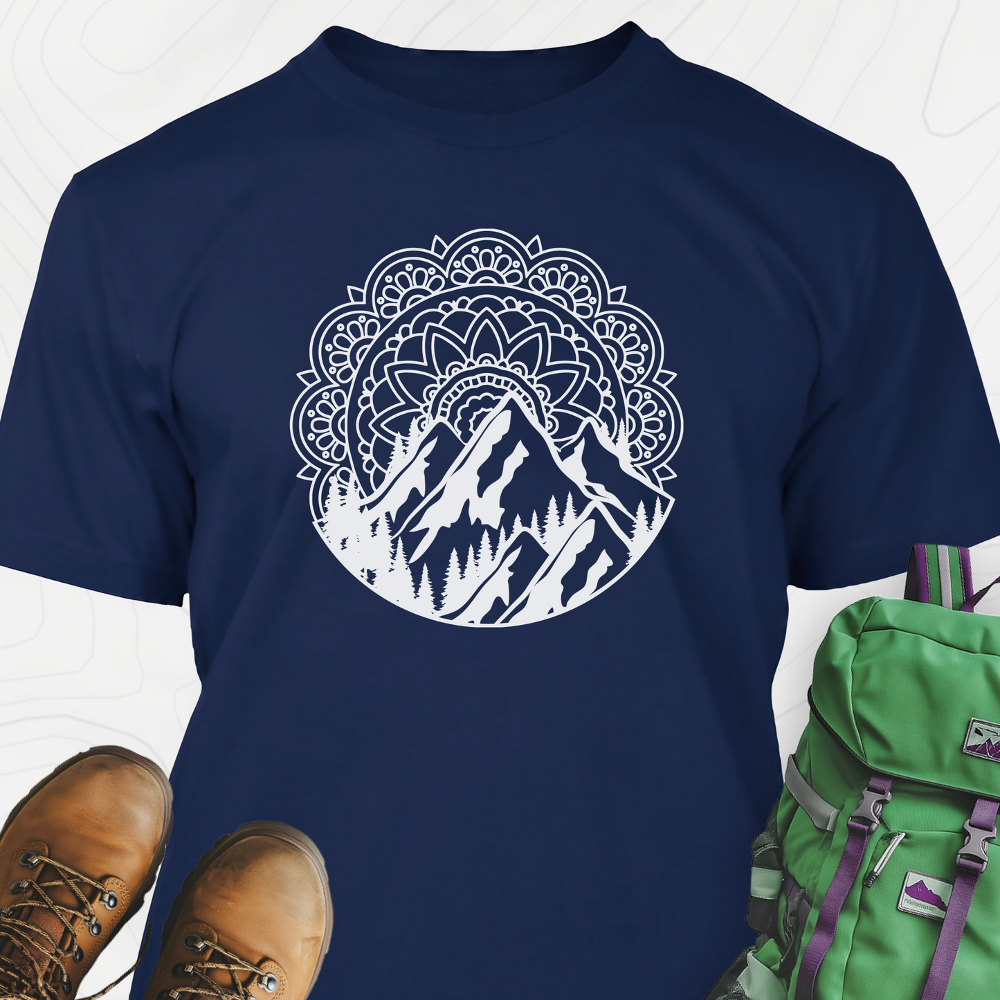 Mandala Mountains T-Shirt