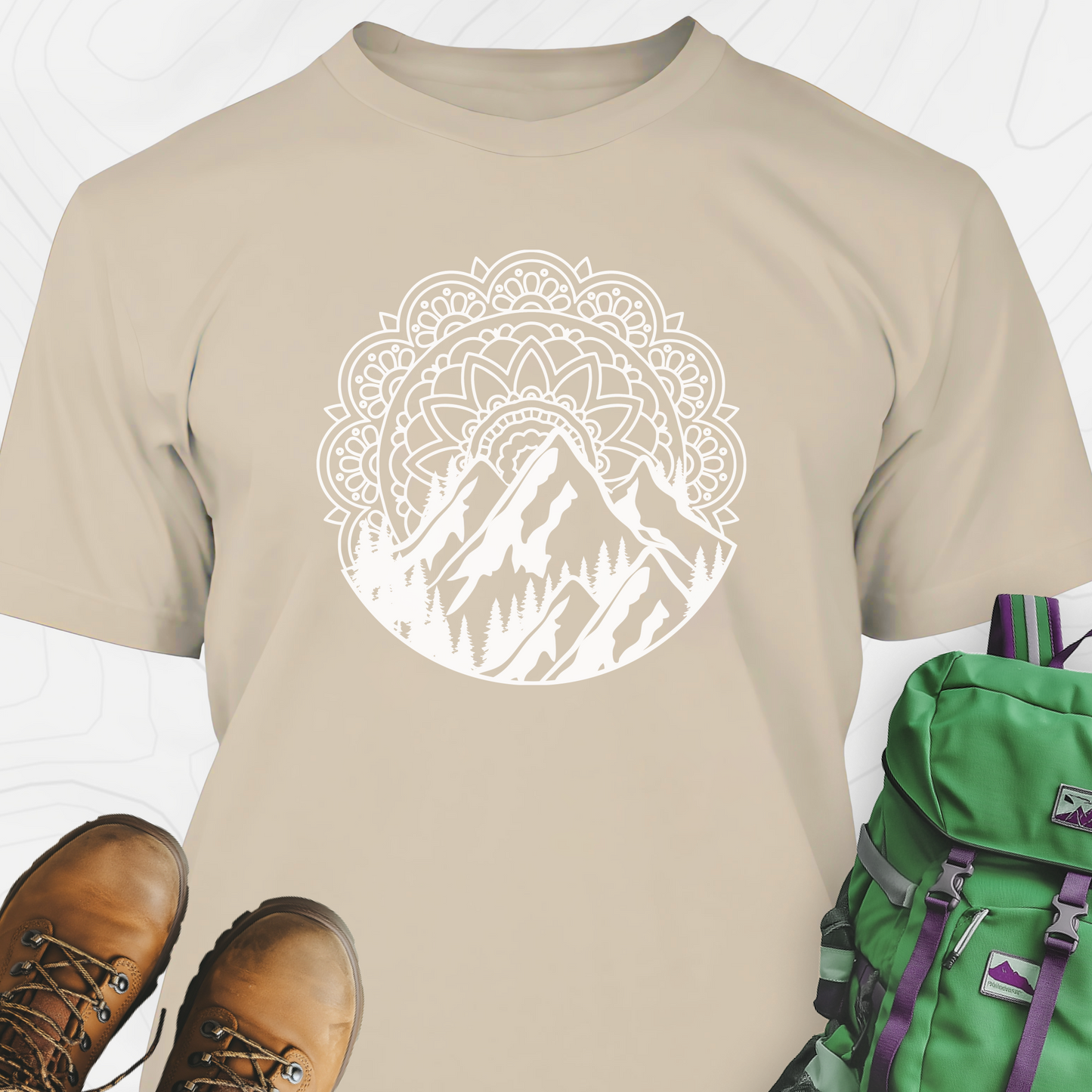 Mandala Mountains T-Shirt