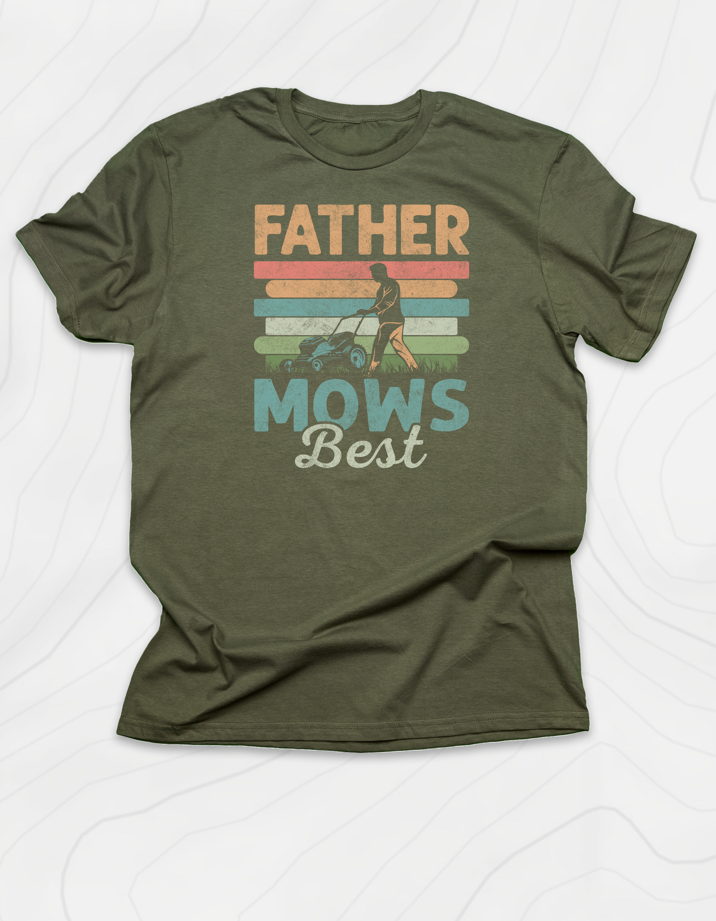 Father Mows Best T-Shirt