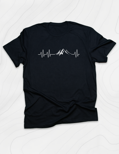 Mountains Heartbeat T-Shirt