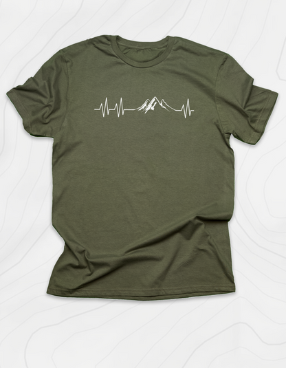 Mountains Heartbeat T-Shirt