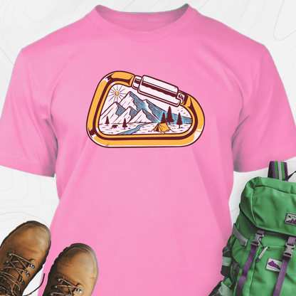 Carabiner Snowy Mountains T-Shirt