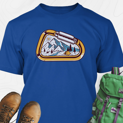 Carabiner Snowy Mountains T-Shirt