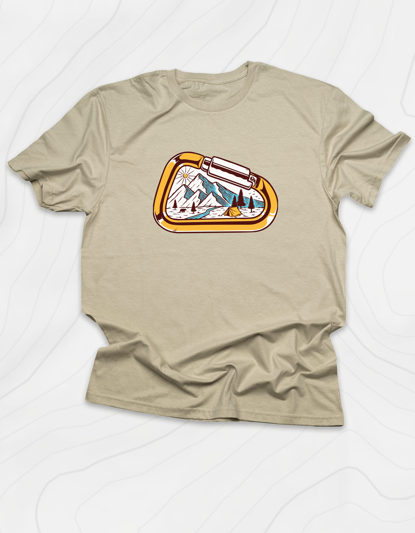 Carabiner Snowy Mountains T-Shirt