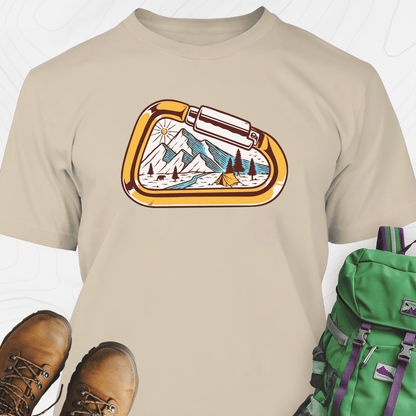 Carabiner Snowy Mountains T-Shirt