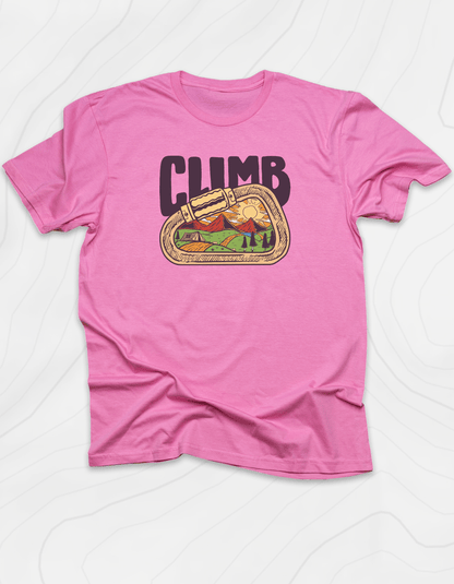 Carabiner Climb Mountains T-Shirt