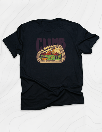 Carabiner Climb Mountains T-Shirt