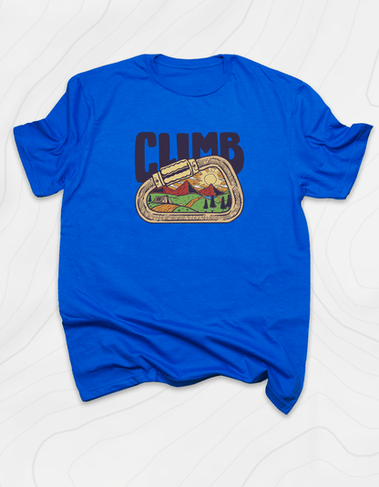 Carabiner Climb Mountains T-Shirt