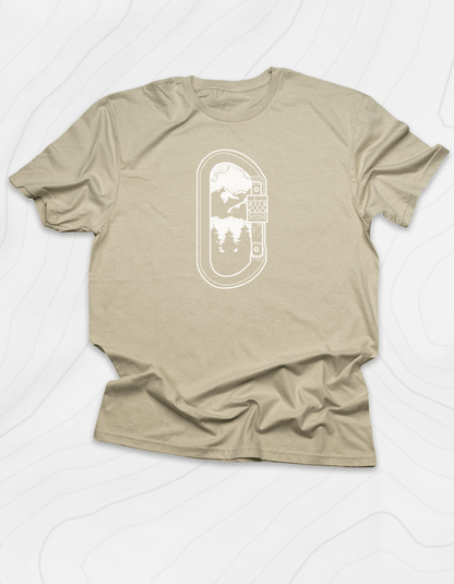 Carabiner Mountain Scene T-Shirt