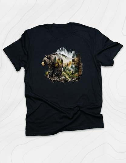 Bear In The Mountains T-Shirt