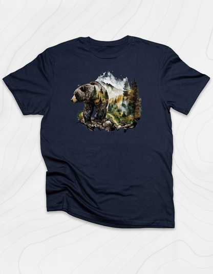 Bear In The Mountains T-Shirt