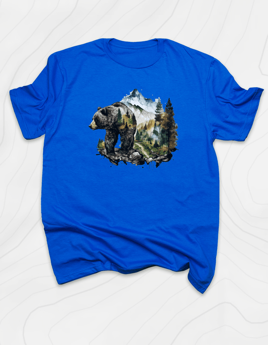 Bear In The Mountains T-Shirt