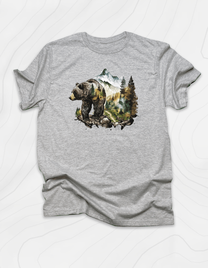 Bear In The Mountains T-Shirt