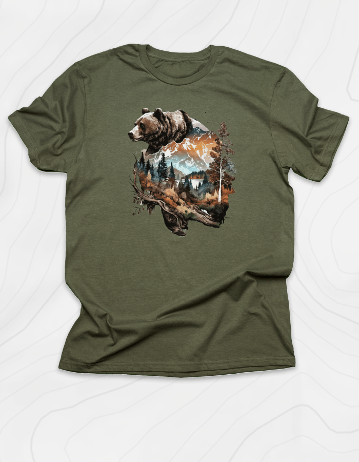 Bear In The Hills T-Shirt