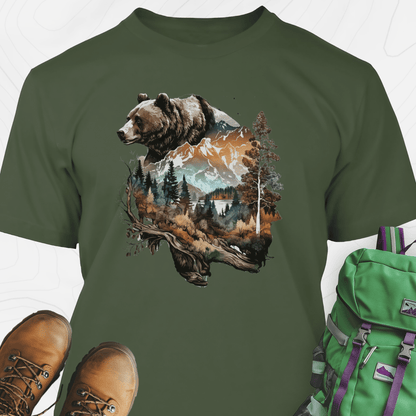 Bear In The Hills T-Shirt