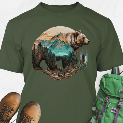 Bear In The Peaks T-Shirt