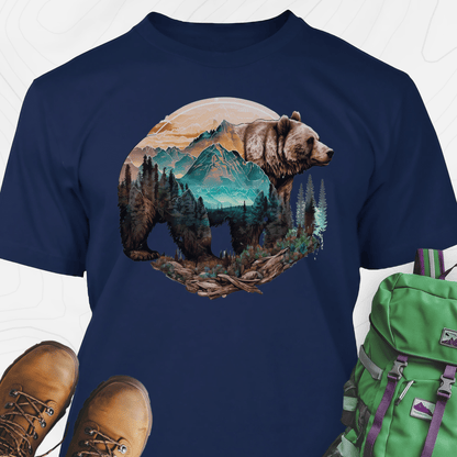 Bear In The Peaks T-Shirt