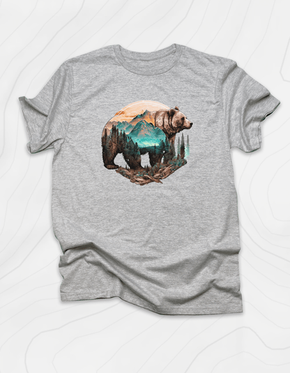 Bear In The Peaks T-Shirt