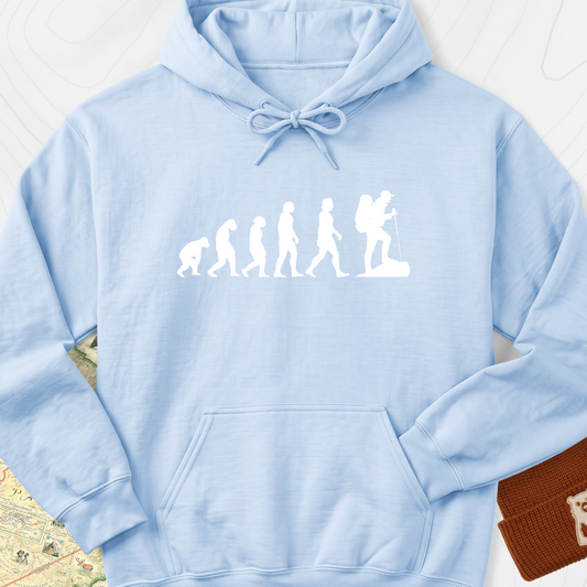 Hiking Evolution Hoodie - Light Blue