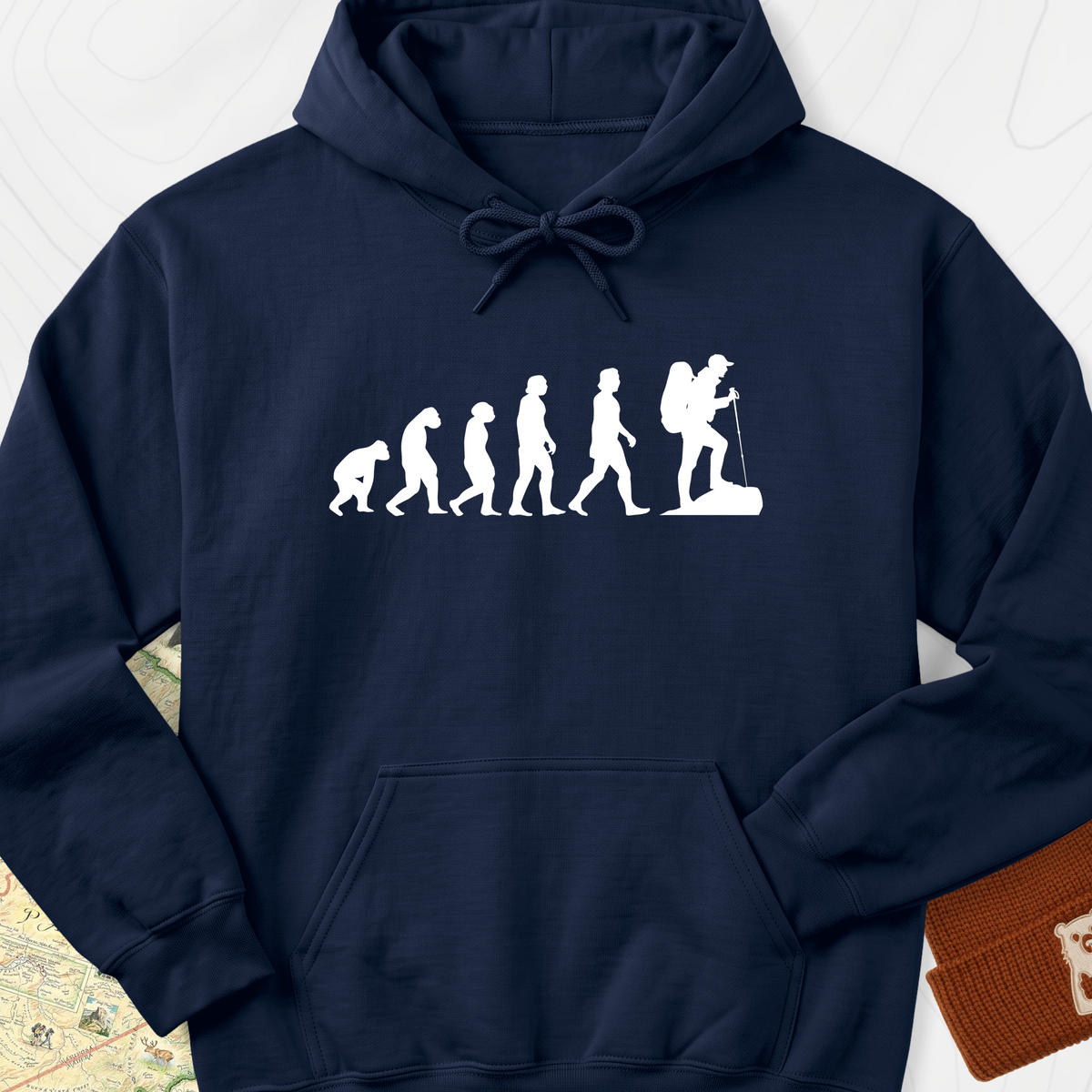 Hiking Evolution Hoodie - Navy