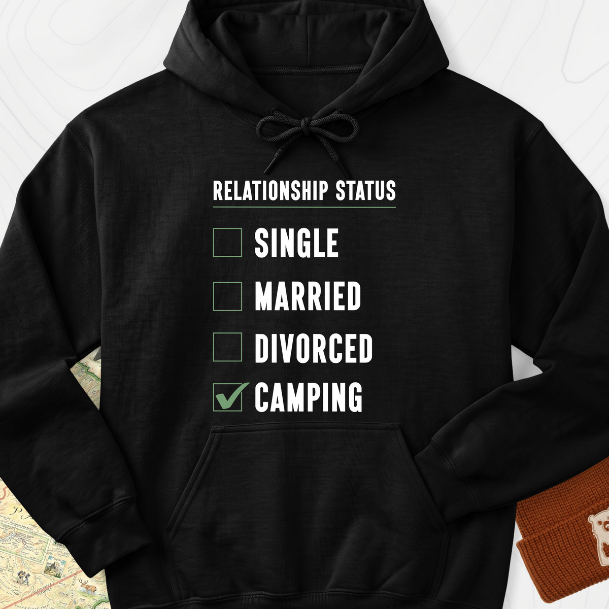 Relationship Status Hoodie - Black