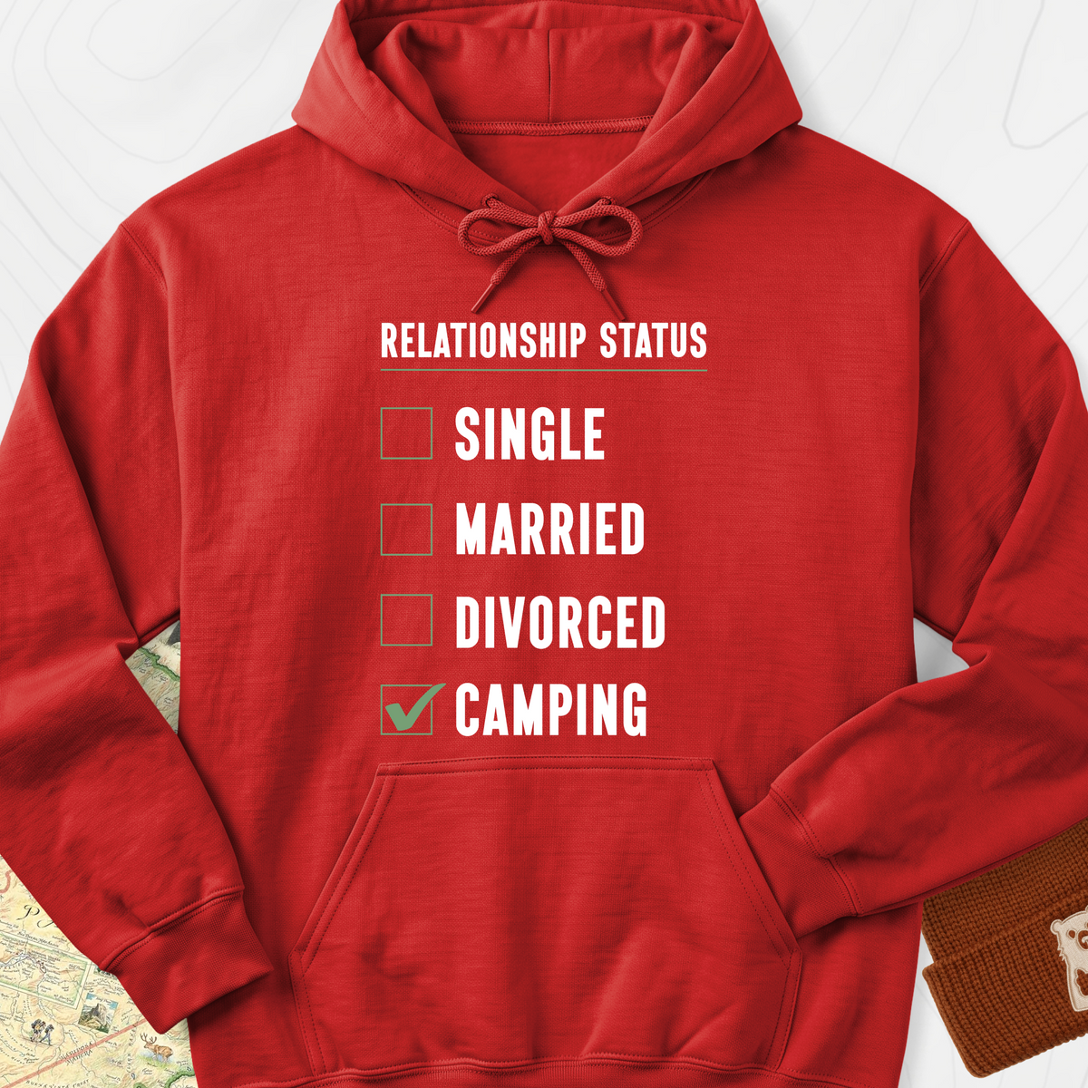 Relationship Status Hoodie - Red