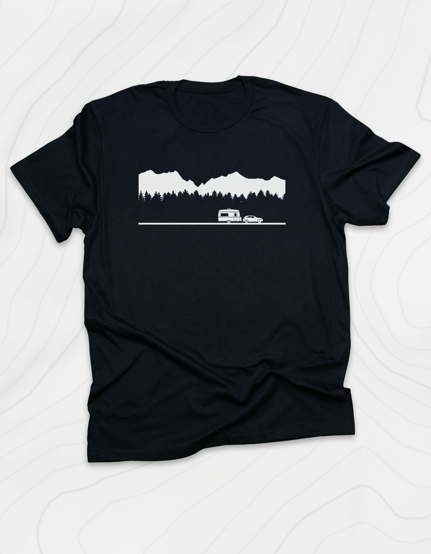 Trailer in the Mountains T-Shirt