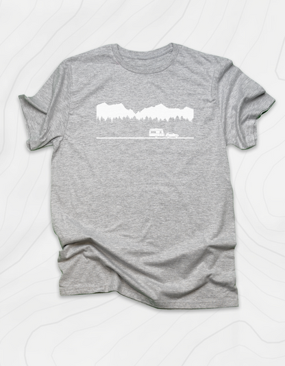 Trailer in the Mountains T-Shirt