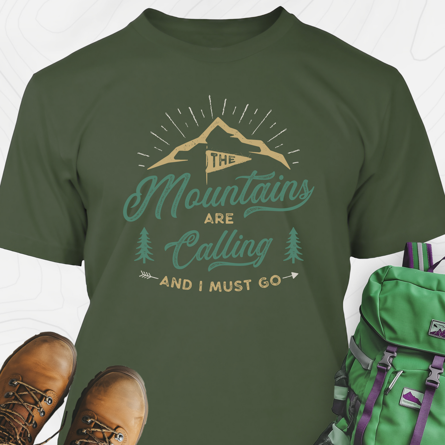 The Mountains are Calling T-Shirt