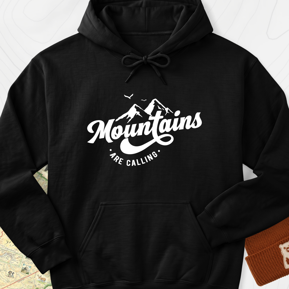Calling Mountains Hoodie - Black