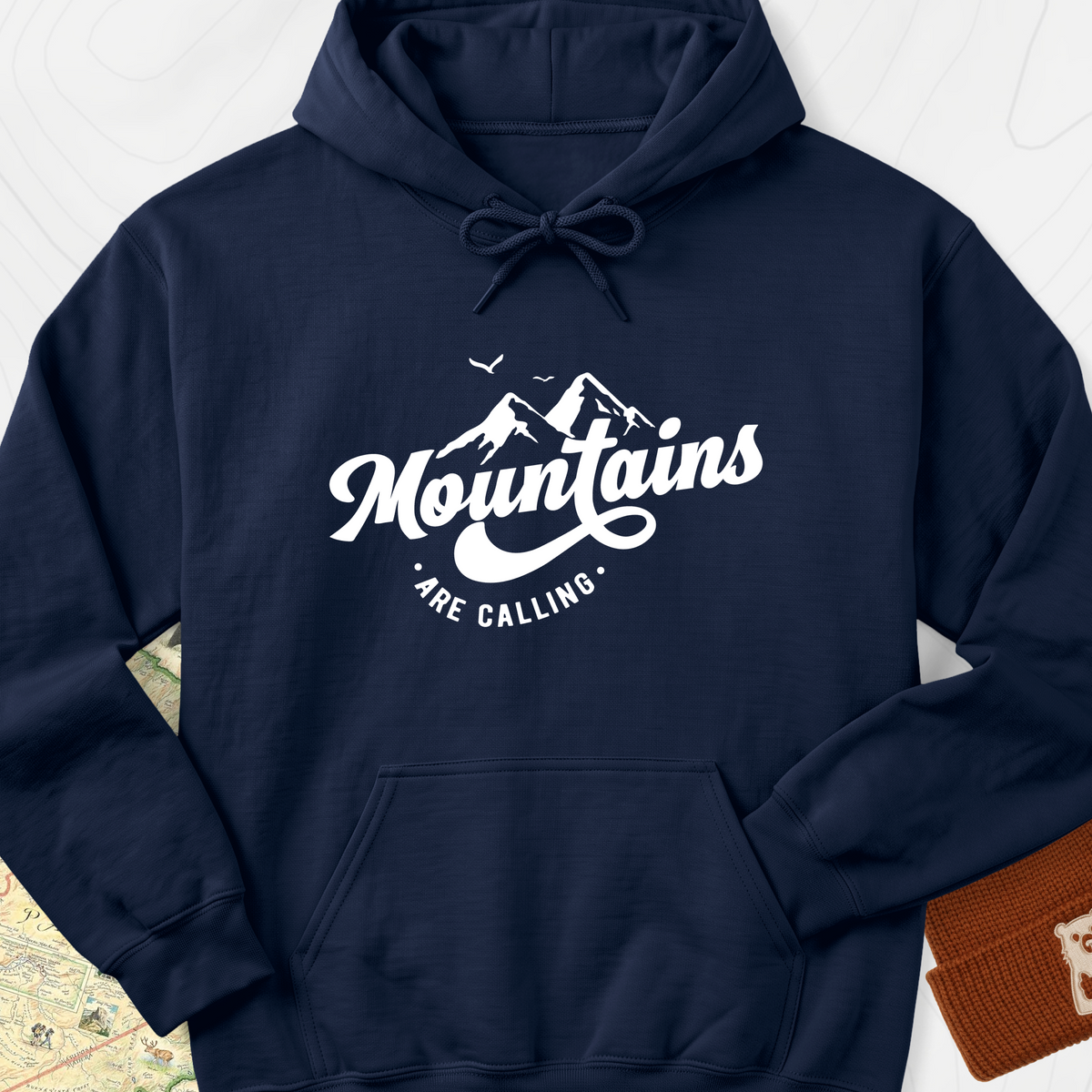 Calling Mountains Hoodie - Navy