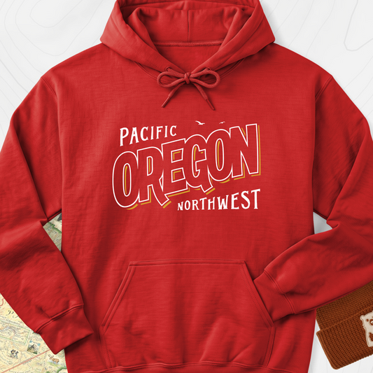 Pacific Oregon Hoodie - Red