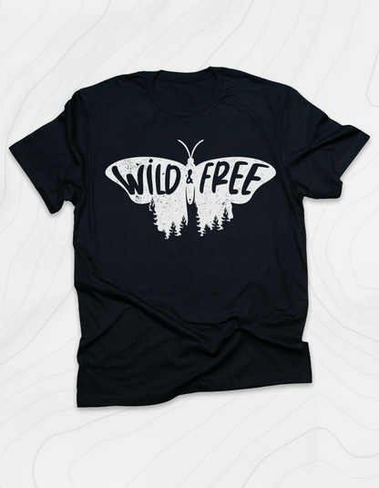 Wild and Free Butterfly T-Shirt