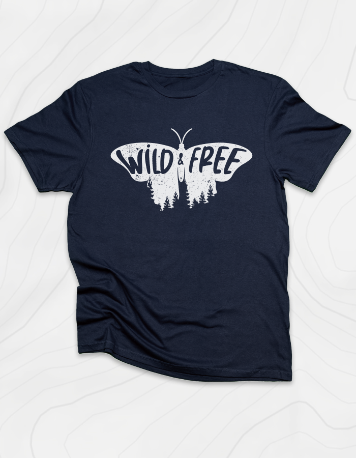 Wild and Free Butterfly T-Shirt