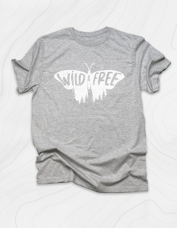 Wild and Free Butterfly T-Shirt