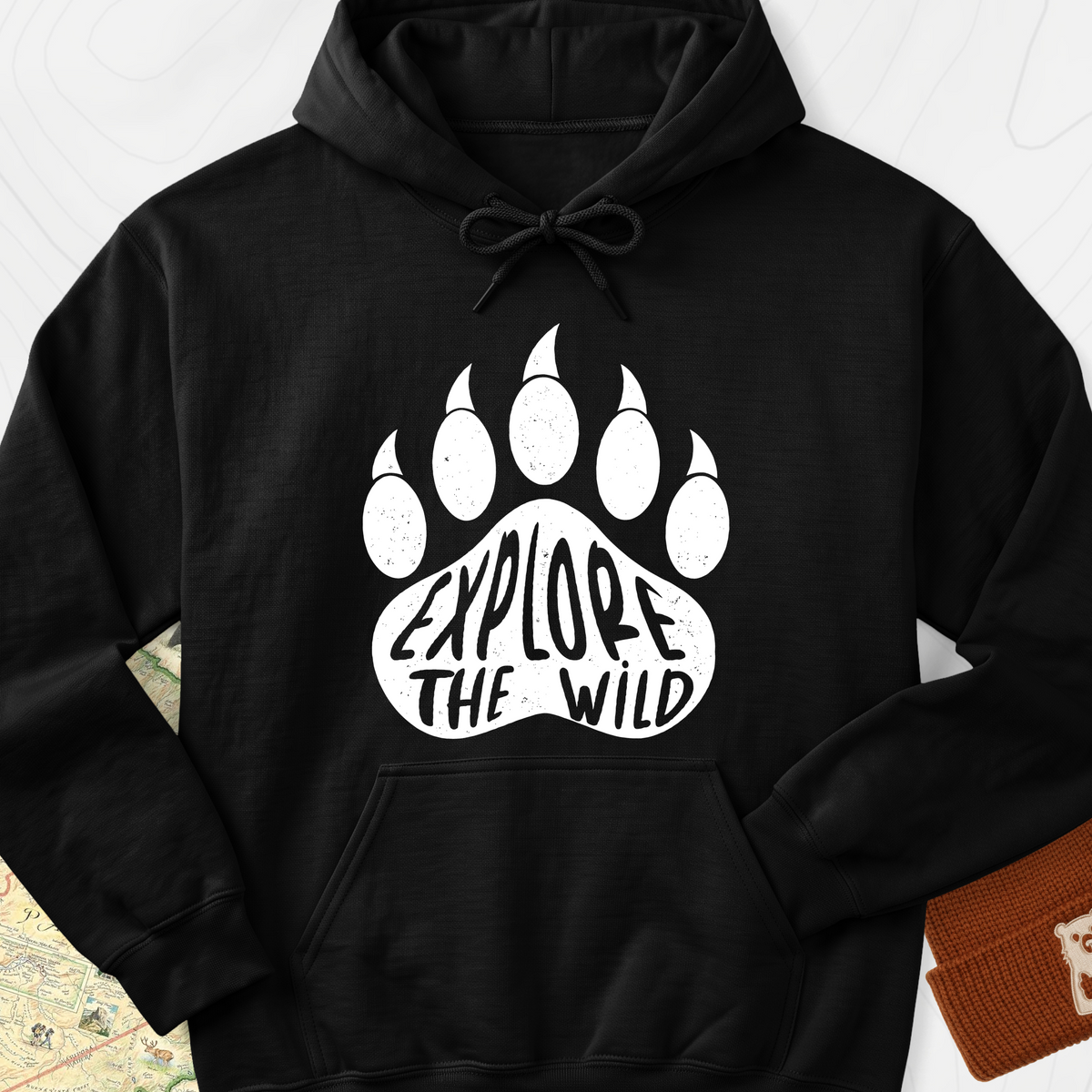 Explore the Wild Hoodie - Black