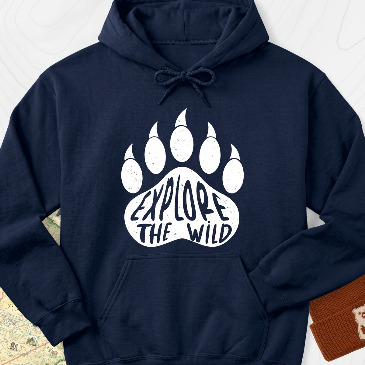 Explore the Wild Hoodie - Navy