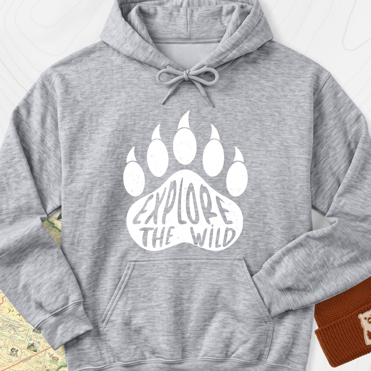 Explore the Wild Hoodie - Sport Grey