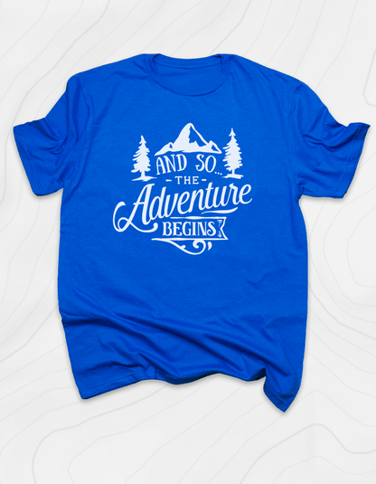 And So The Adventure Begins T-Shirt