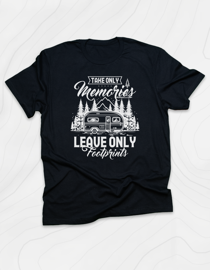 Take Only Memories, Leave Only Footprints T-Shirt