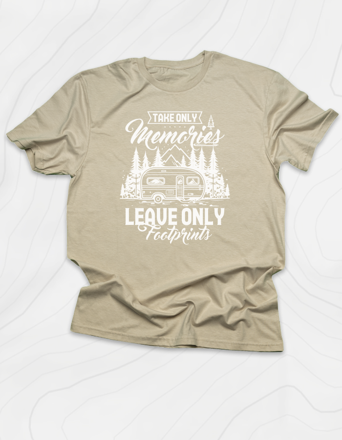 Take Only Memories, Leave Only Footprints T-Shirt