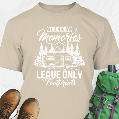 Take Only Memories, Leave Only Footprints T-Shirt