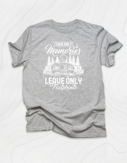 Take Only Memories, Leave Only Footprints T-Shirt