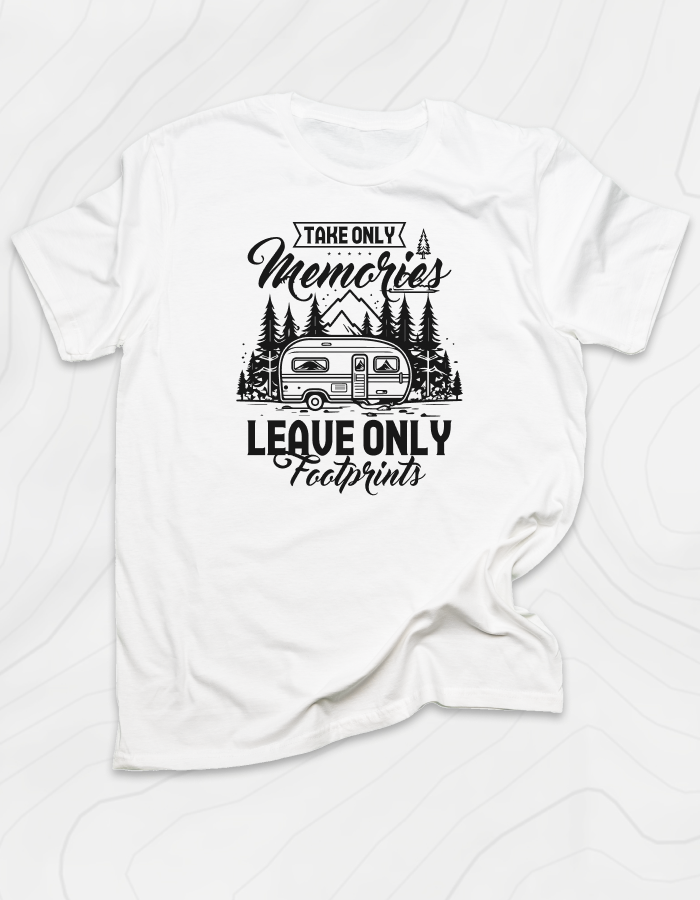 Take Only Memories, Leave Only Footprints T-Shirt