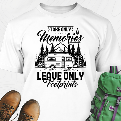 Take Only Memories, Leave Only Footprints T-Shirt