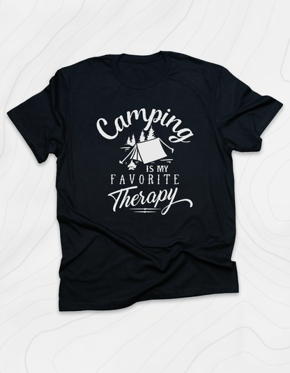 Camping Is My Favorite Therapy T-Shirt